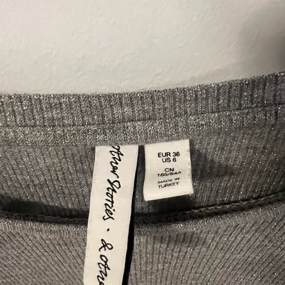 & orher stories silver glitter tshirt - Picture 3 of 4